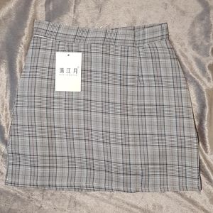 Plaid skort